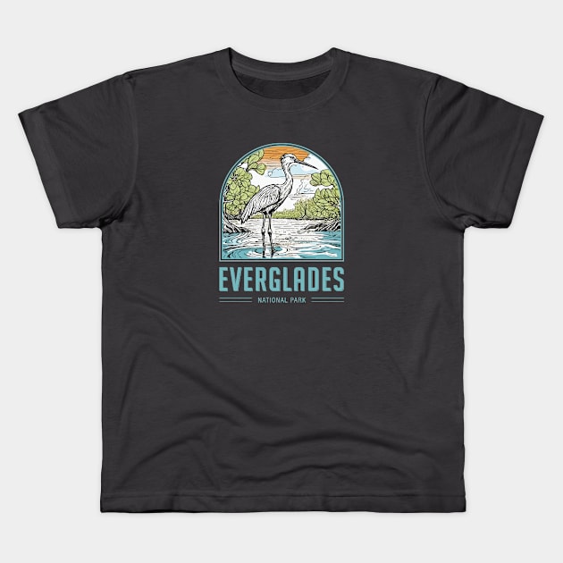 Everglades National Park Kids T-Shirt by Curious World